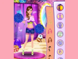 Dressup de majorete de liceu