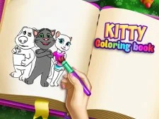 Cartea de colorat Kitty