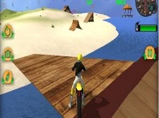 Moto Beach Jumping Simulator Joc