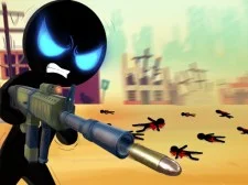 Stickman Armat Assassin coborând