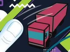 Camionul care trage șoferul